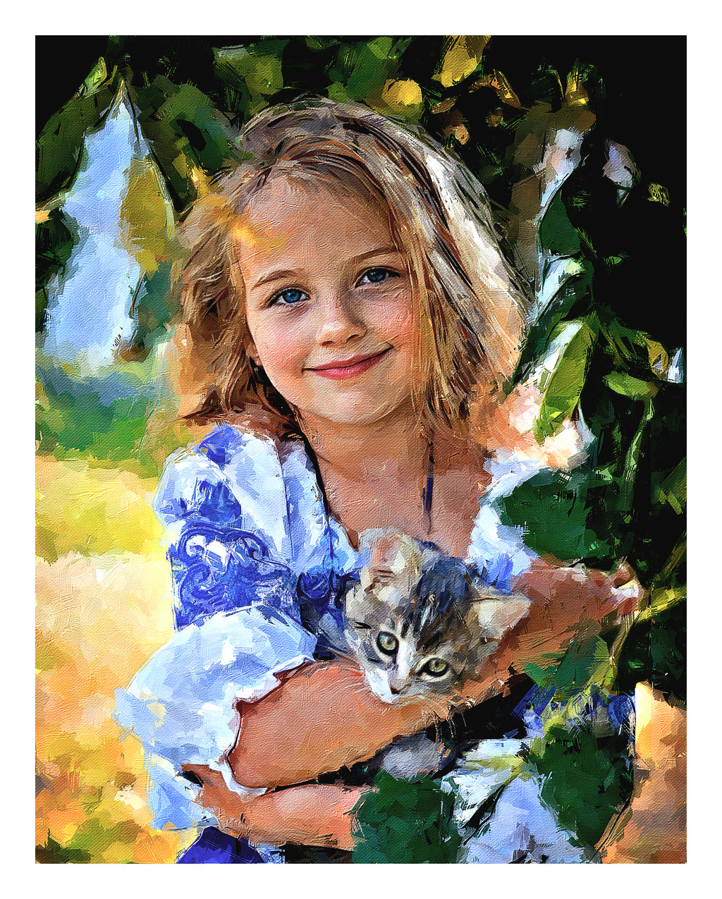 Custom Premium Oil Painting from Photo