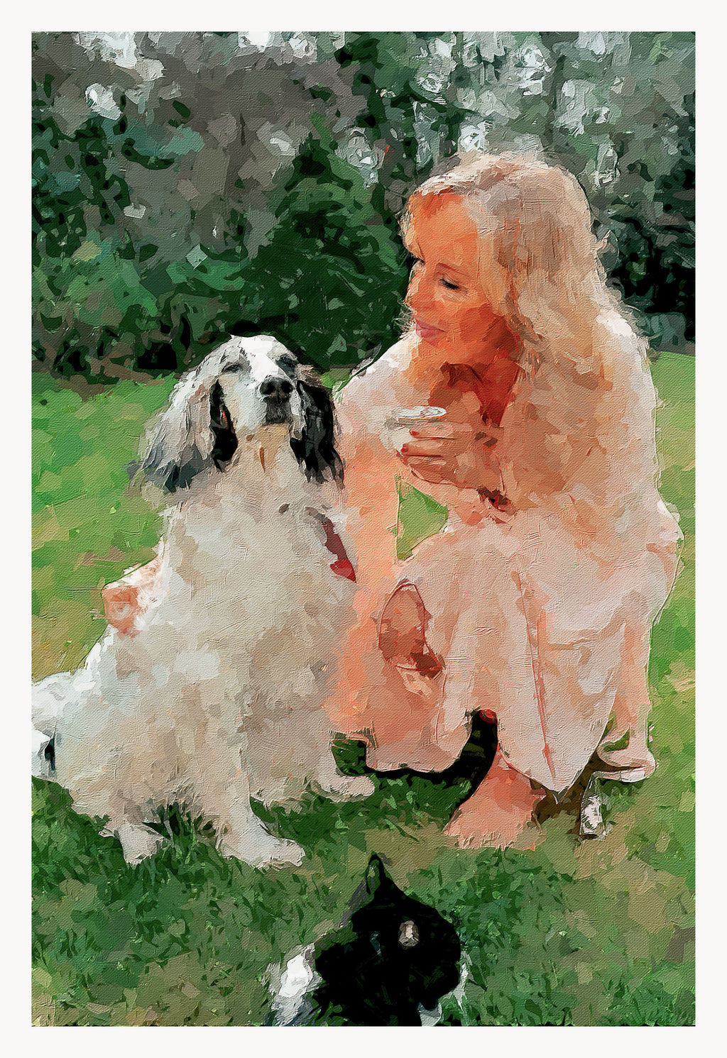 Custom Pet Oil Painting from Photo, Personalized Dog or Cat Portrait, Pet Memorial Gift, Pet Lover Gift