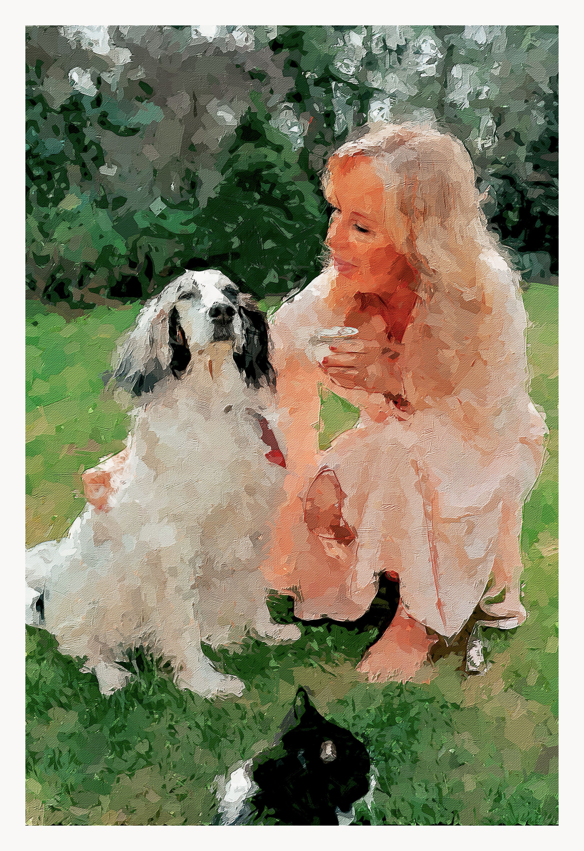 Custom Pet Oil Painting from Photo, Personalized Dog or Cat Portrait, Pet Memorial Gift, Pet Lover Gift