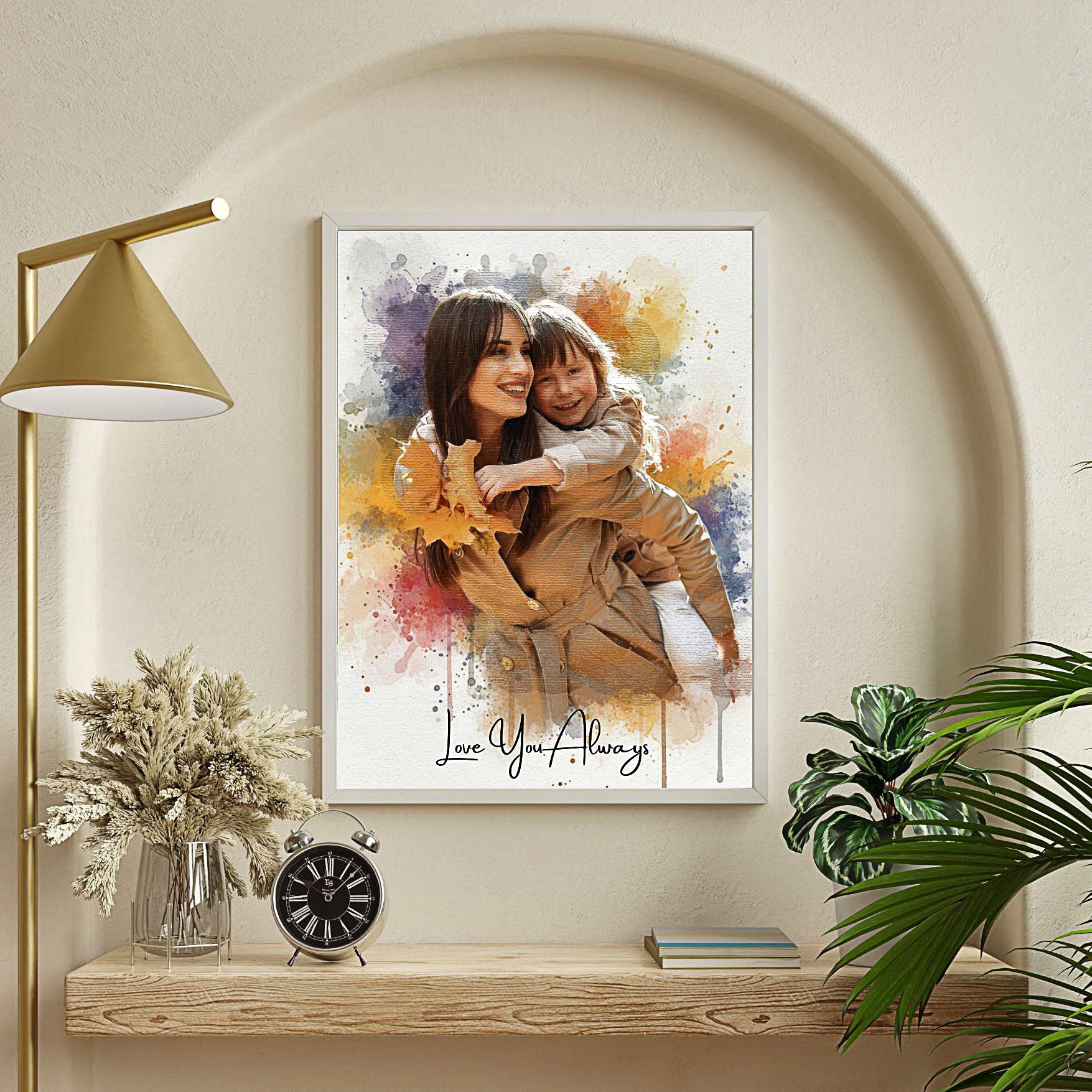 Custom Vibrant Watercolor