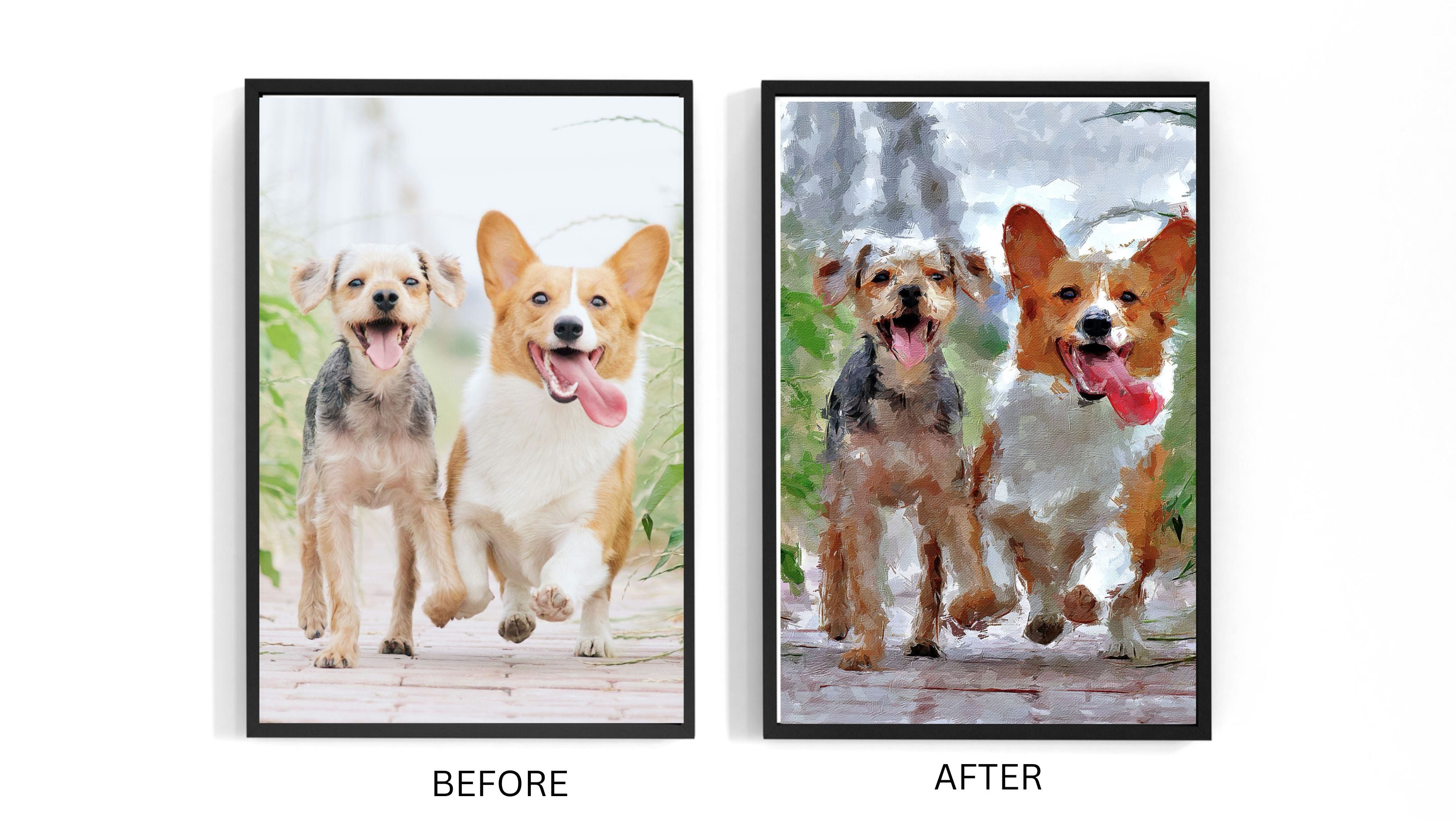 Custom Childhood Oil Painting Effect Portrait – Hand-Edited Digital Art
