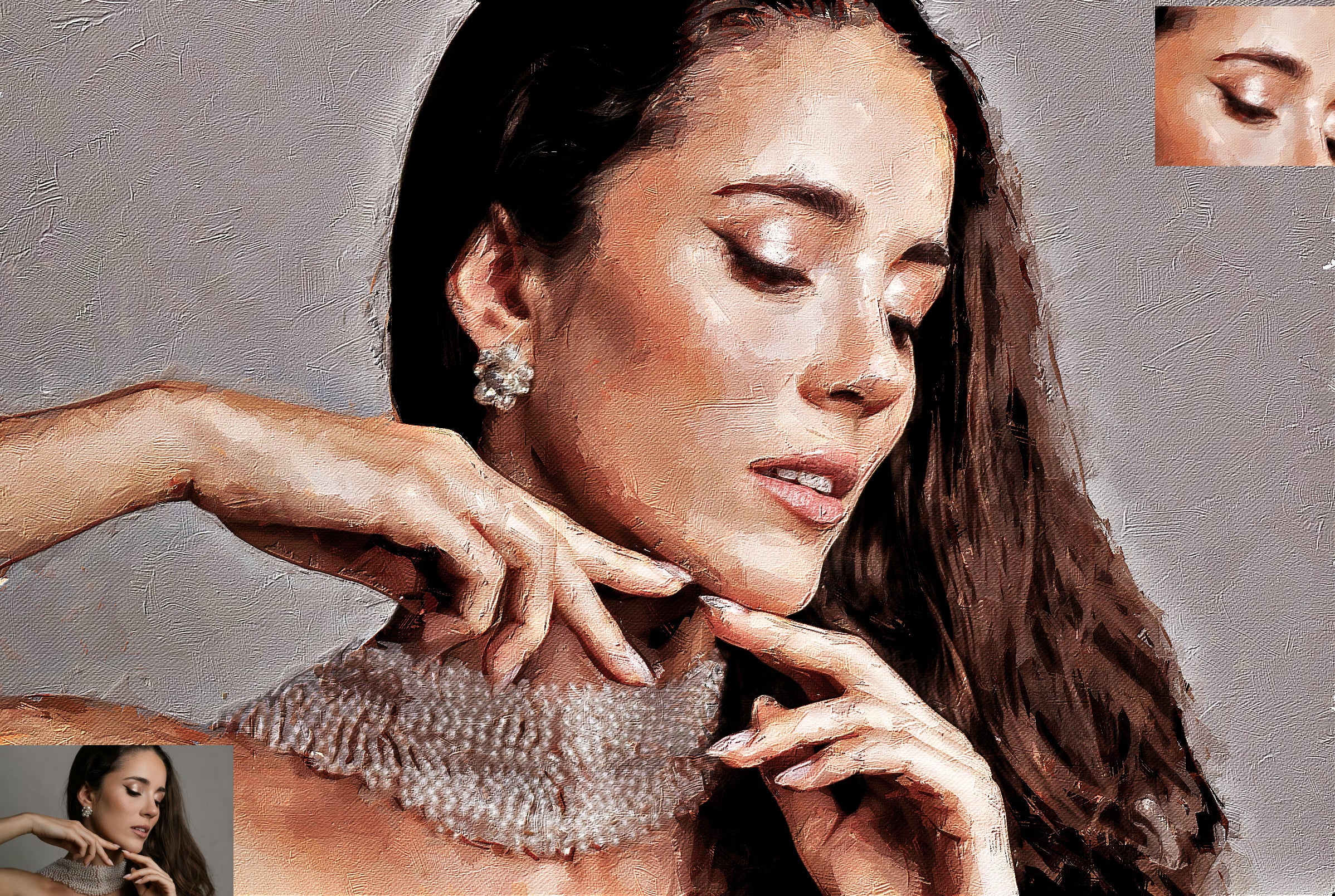 Custom Portrait Oil Painting from Photo, Personalized Solo Portrait, Artistic Profile Picture, Unique Gift