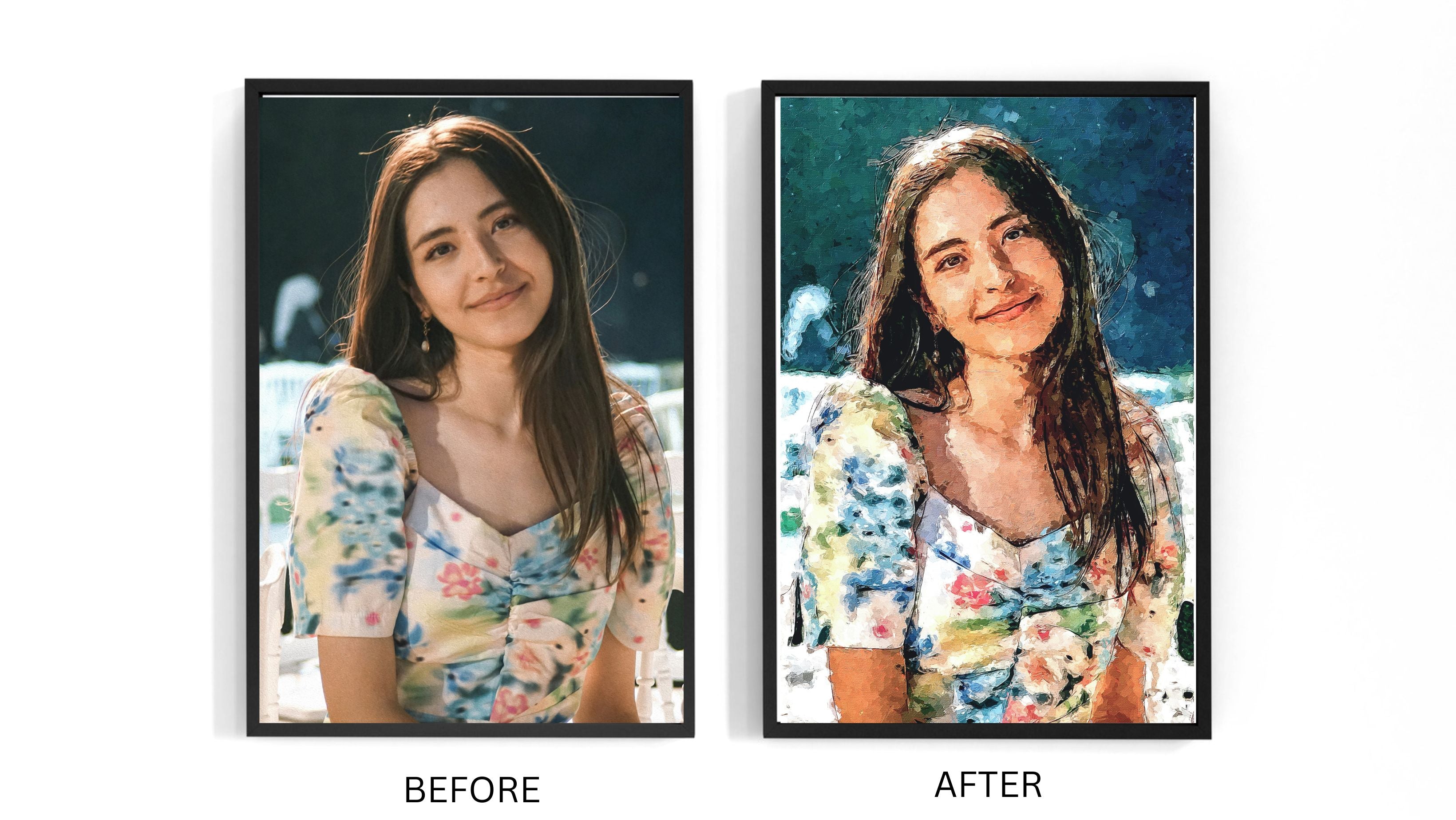 Custom Portrait Oil Painting from Photo, Personalized Solo Portrait, Artistic Profile Picture, Unique Gift