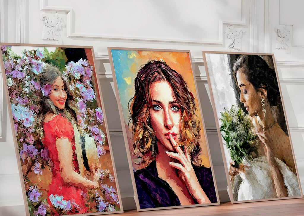 Custom Portrait Oil Painting from Photo, Personalized Solo Portrait, Artistic Profile Picture, Unique Gift