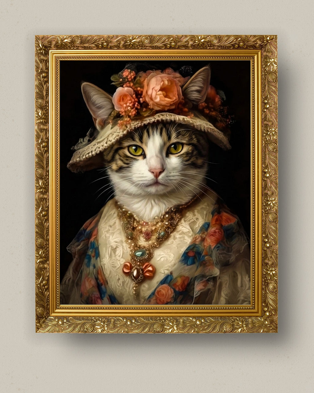 Custom Royal Pet Portrait, Renaissance Dog Painting, Pet Lovers Gift, Royal Portrait, Pet Portrait gift, Wall Art