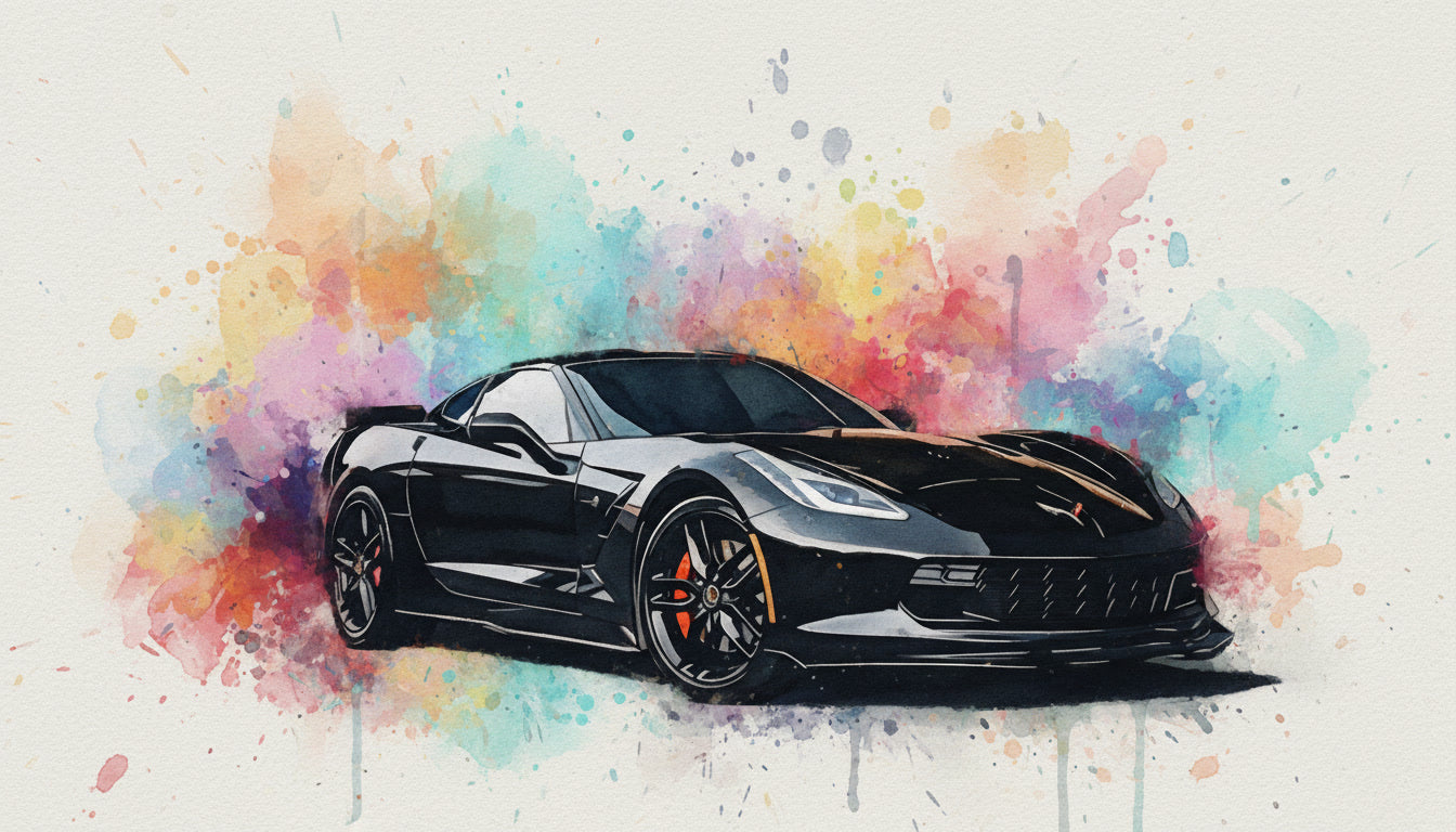 Custom Vibrant Watercolor