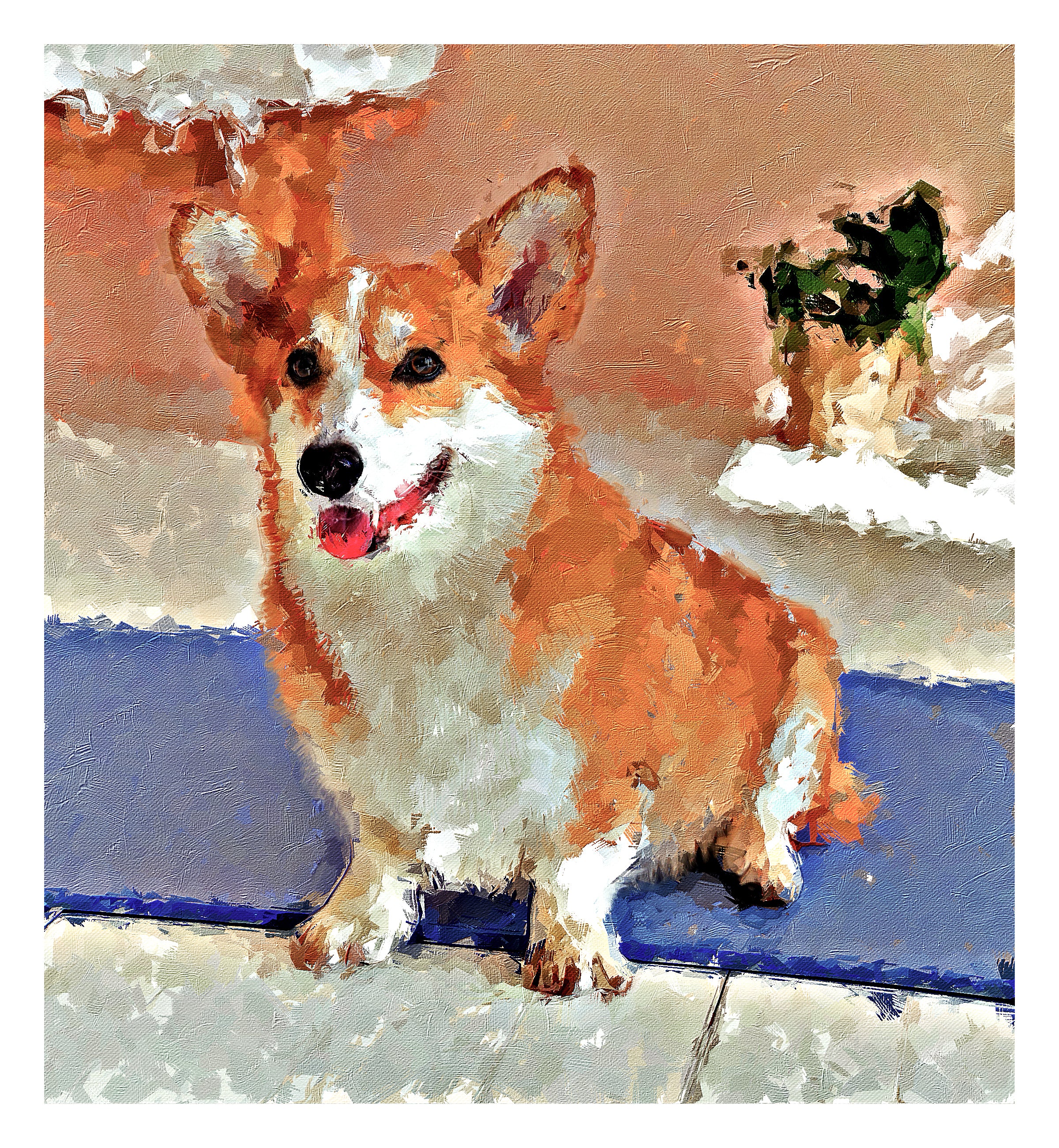 Custom Pet Oil Painting from Photo, Personalized Dog or Cat Portrait, Pet Memorial Gift, Pet Lover Gift