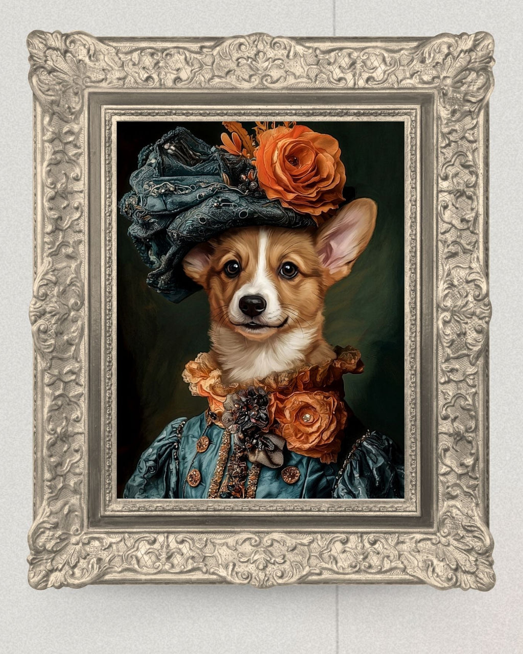 Custom Royal Pet Portrait, Renaissance Dog Painting, Pet Lovers Gift, Royal Portrait, Pet Portrait gift, Wall Art