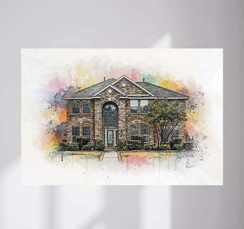 Custom  Watercolor Sketch