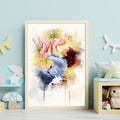 Custom Mother & Baby Watercolor Portrait – Personalized Artwork from Photo, Meaningful Gift for Mom