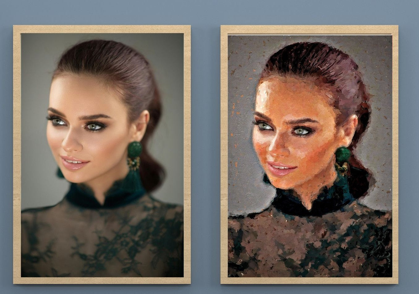Custom Portrait Oil Painting from Photo, Personalized Solo Portrait, Artistic Profile Picture, Unique Gift
