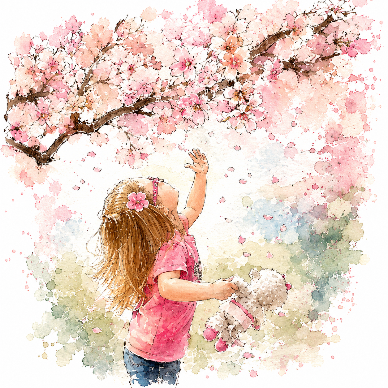 Custom Ink Watercolor Portrait