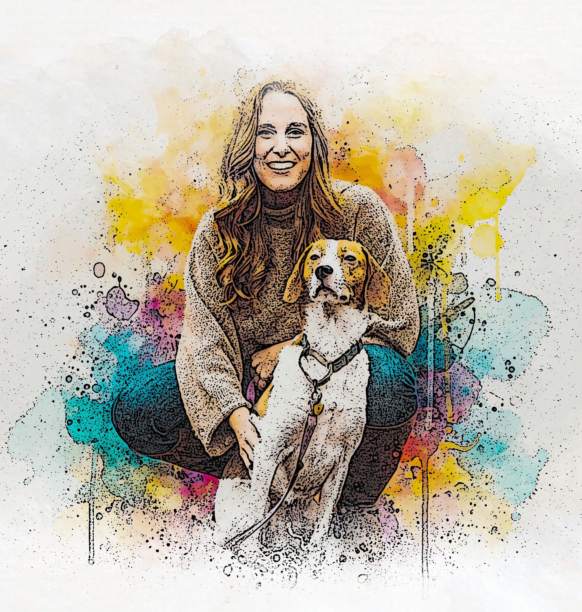 Custom  Watercolor Sketch