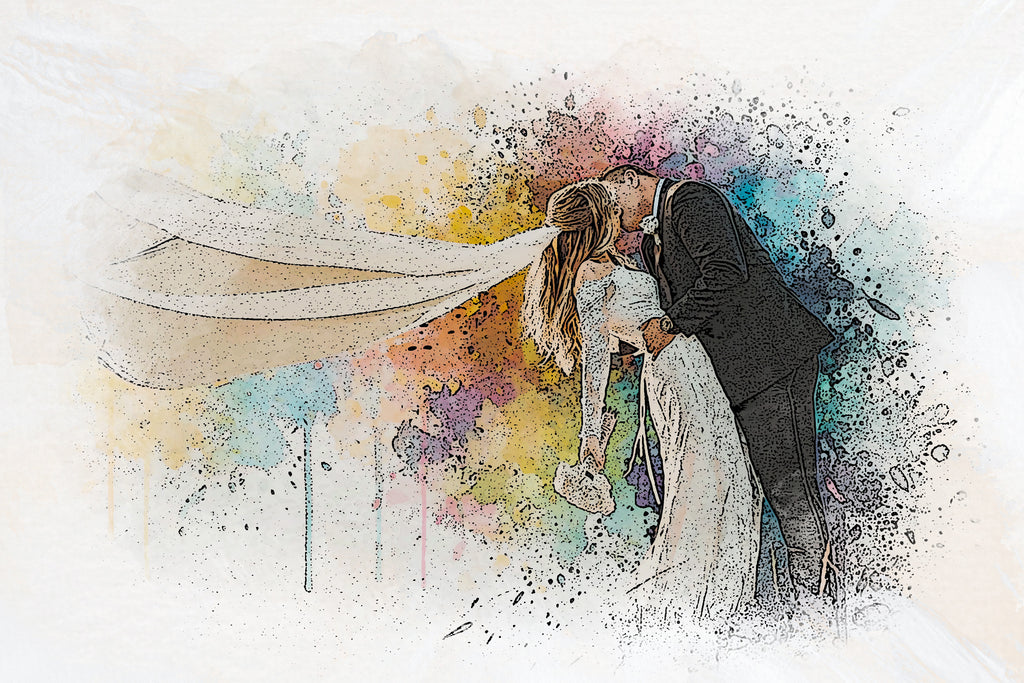 Custom  Watercolor Sketch
