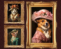 Custom Royal Pet Portrait, Renaissance Dog Painting, Pet Lovers Gift, Royal Portrait, Pet Portrait gift, Wall Art