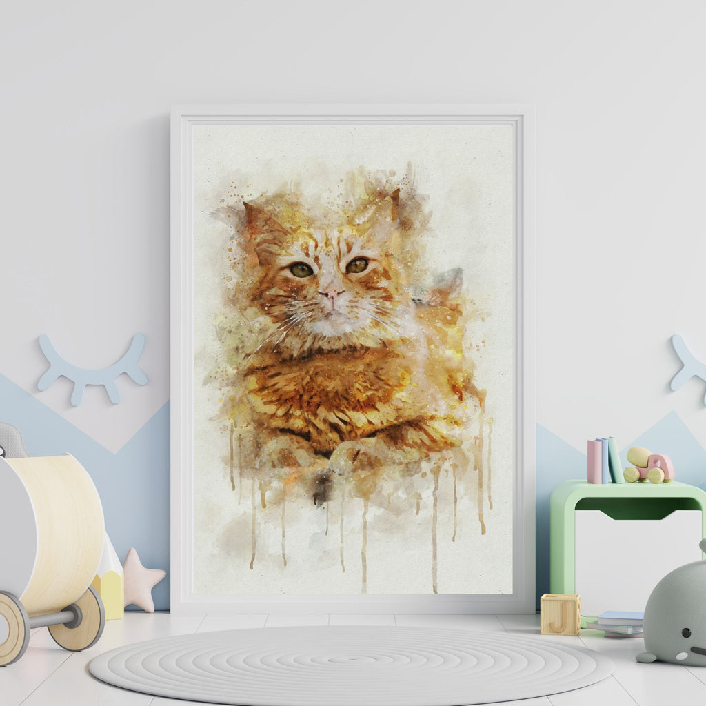 Custom Elegant Watercolor Portrait