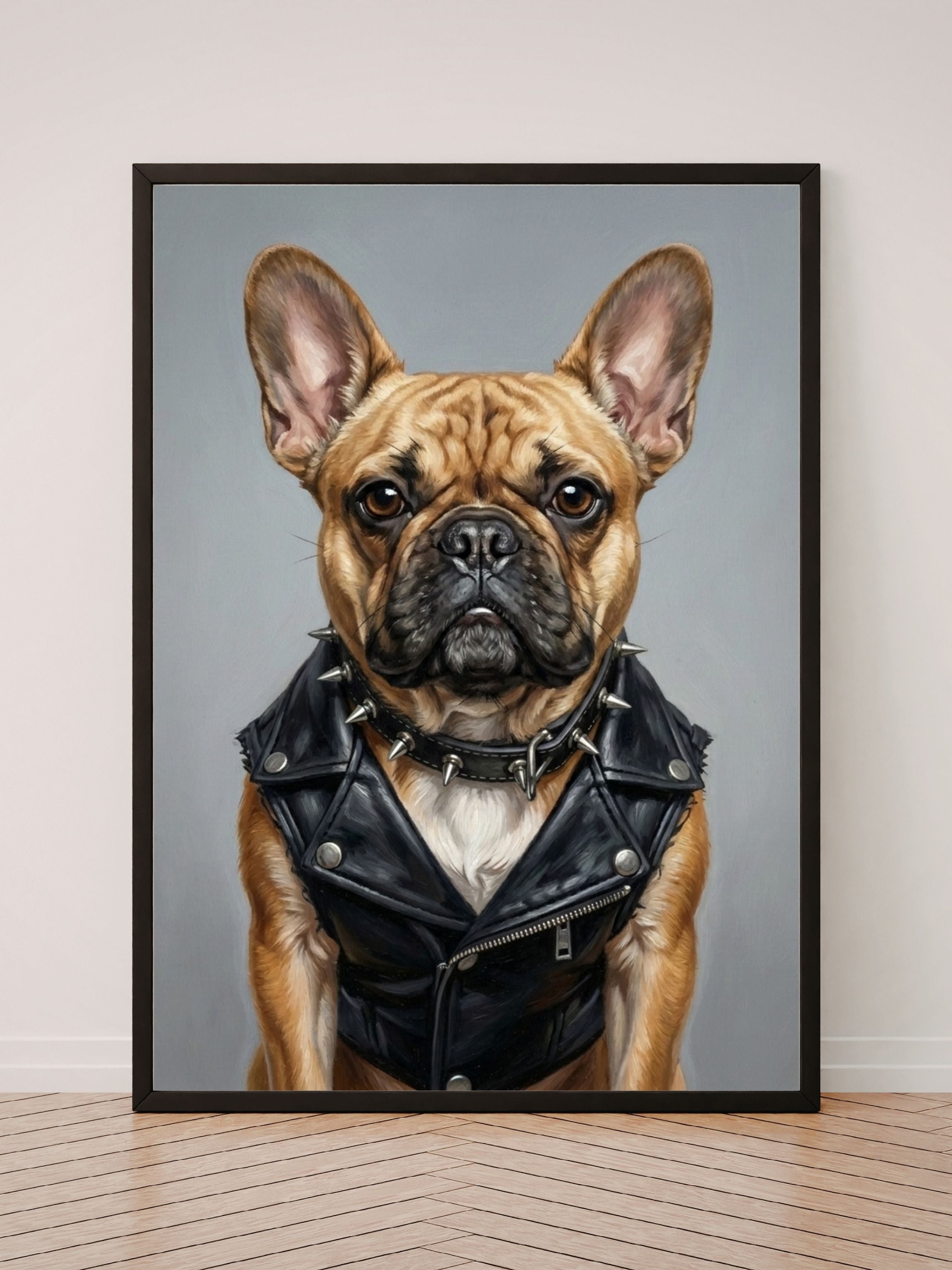 Custom Funny Fashion Pet Portrait from Your Photo | Stylish Digital Pet Artwork