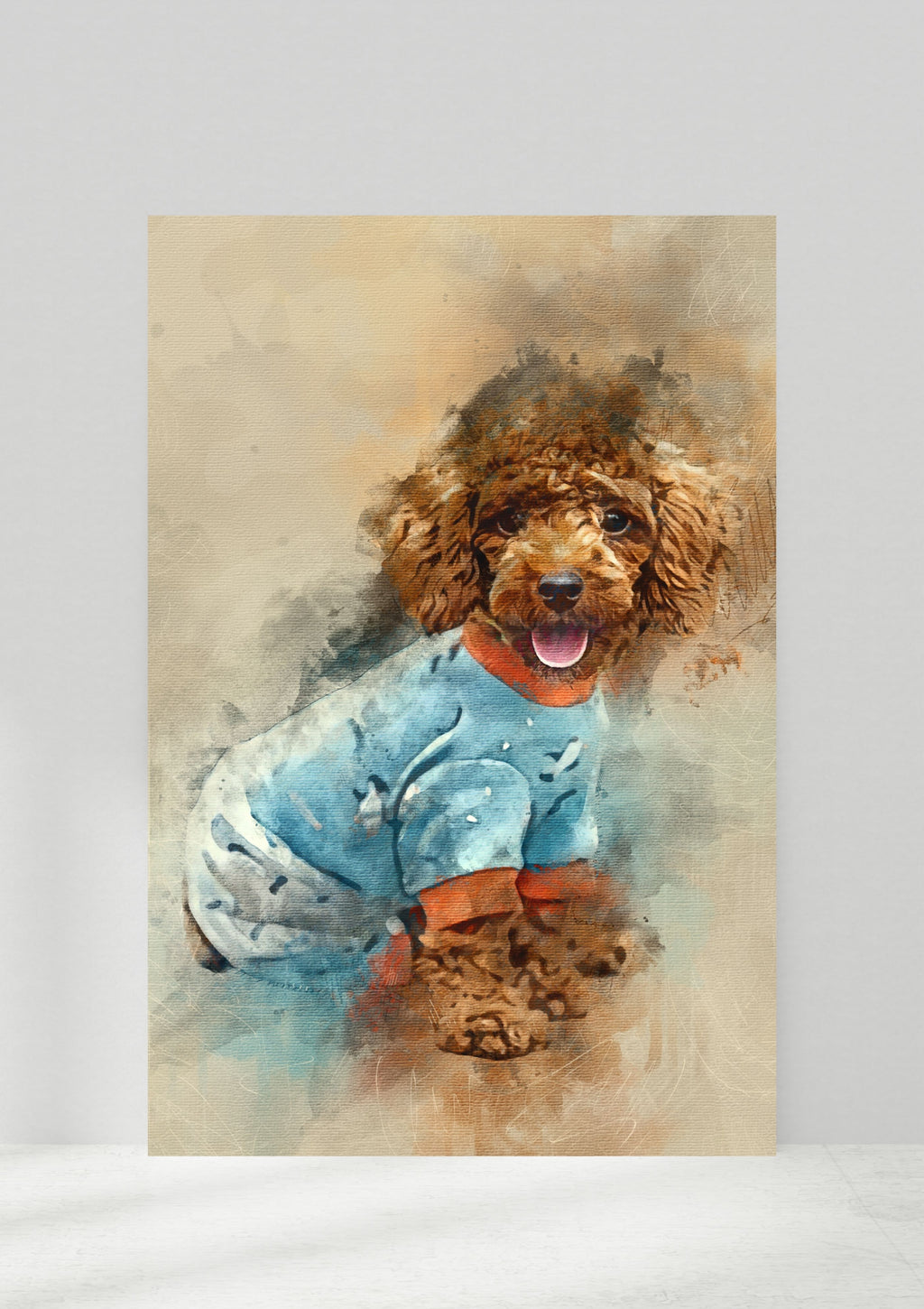 Custom Canvas Watercolor Portrait