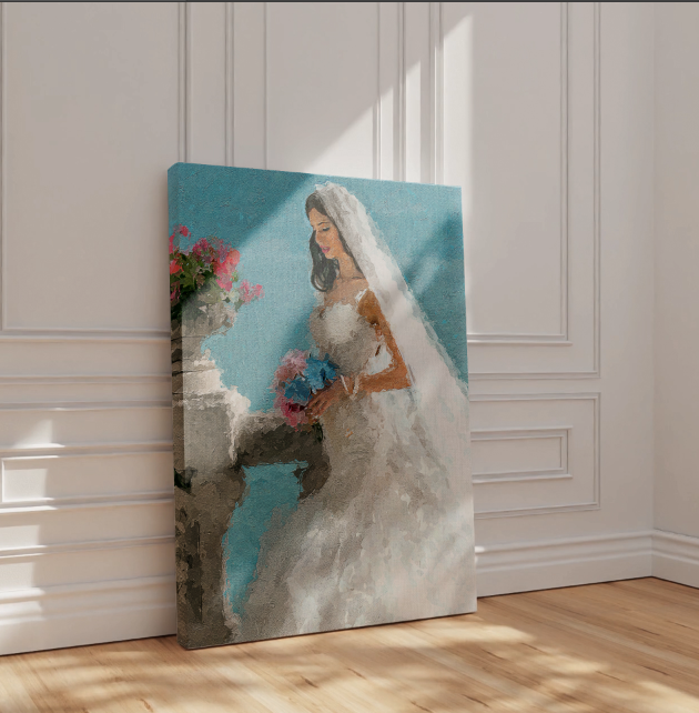 Custom Portrait Oil Painting from Photo, Personalized Solo Portrait, Artistic Profile Picture, Unique Gift