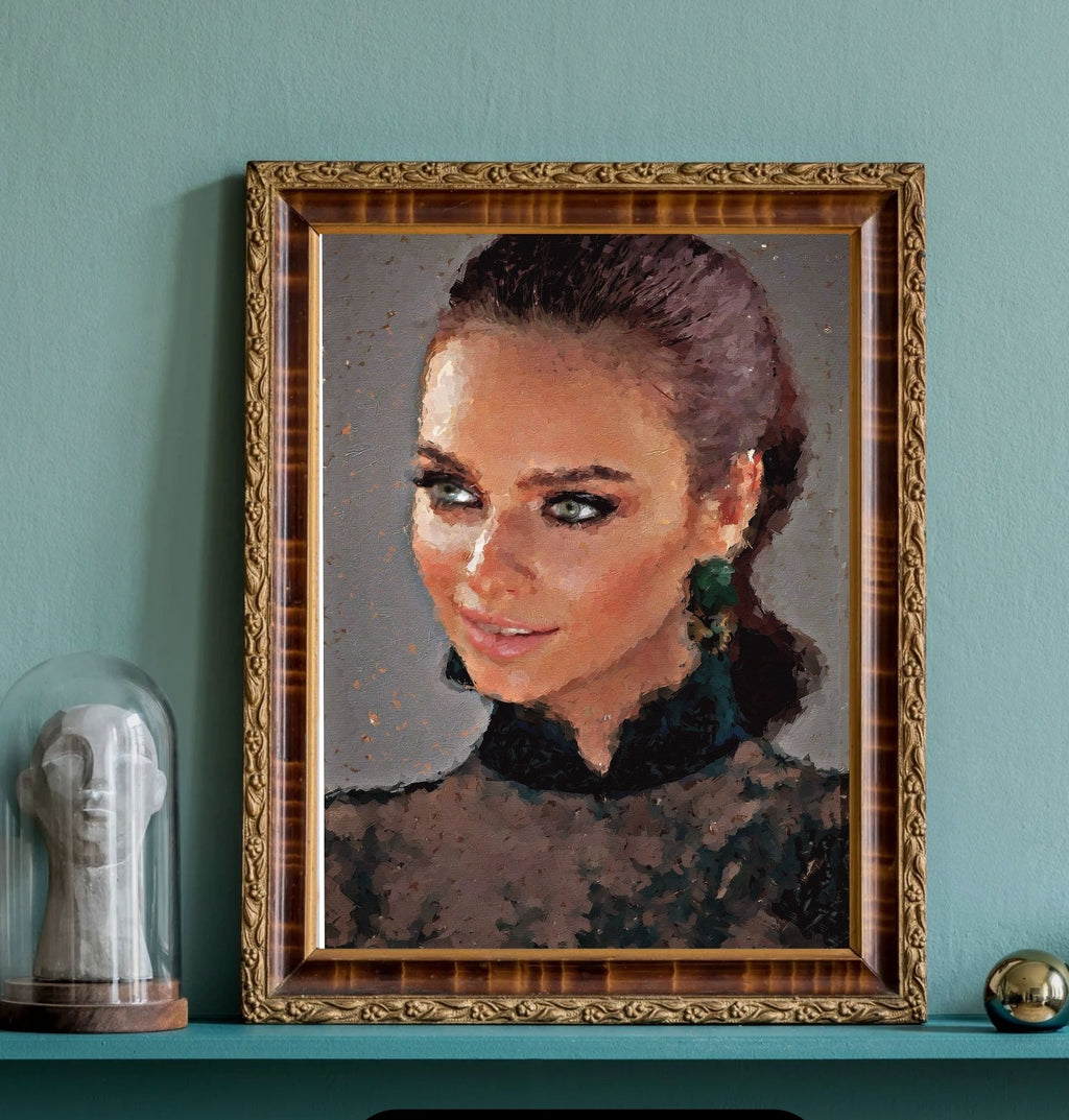 Custom Portrait Oil Painting from Photo, Personalized Solo Portrait, Artistic Profile Picture, Unique Gift