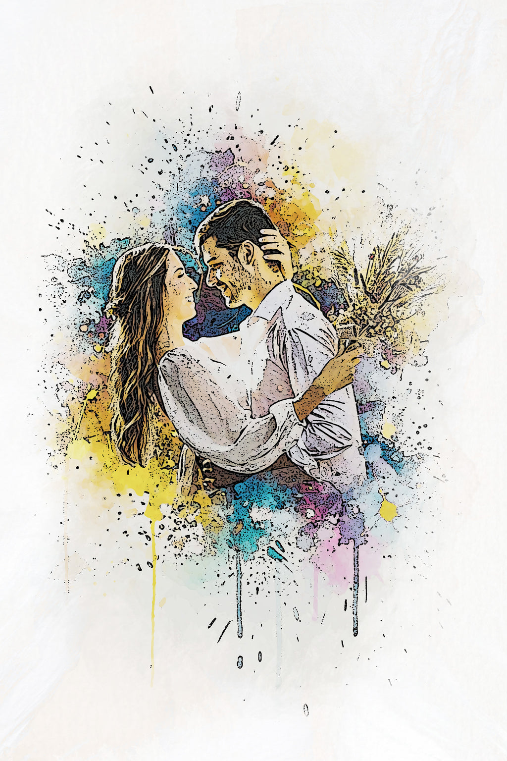 Custom  Watercolor Sketch