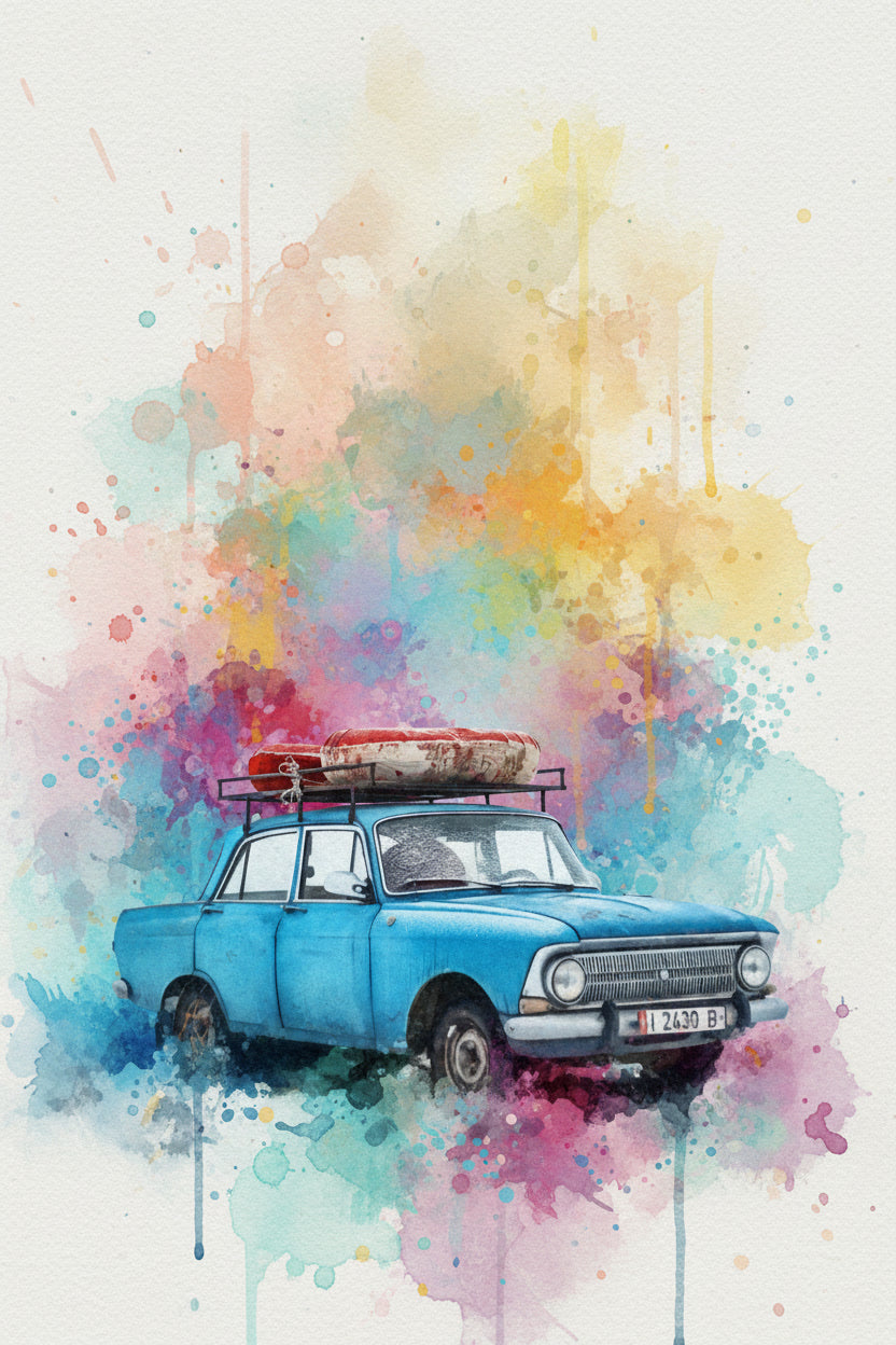Custom Vibrant Watercolor