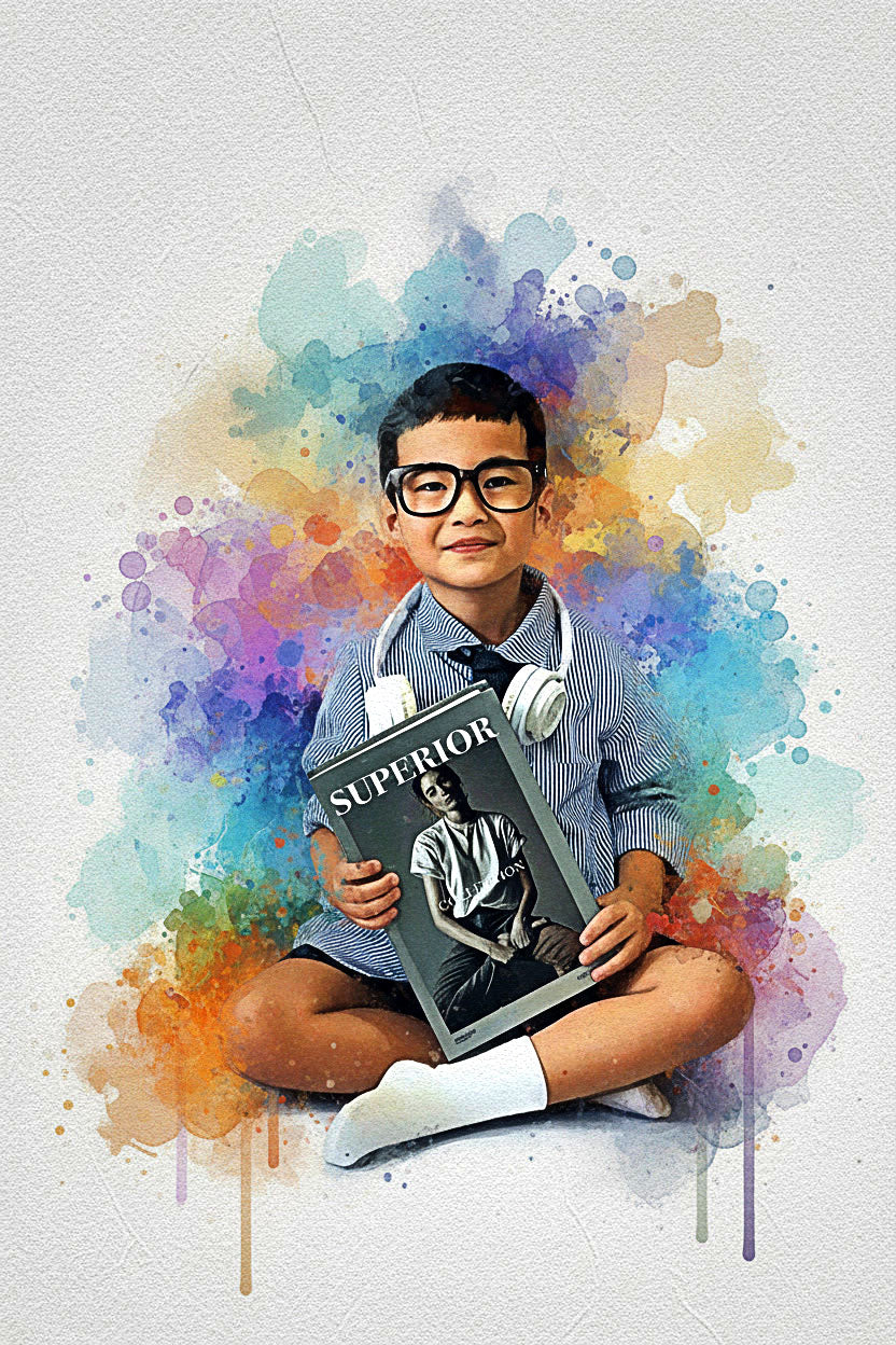 Custom Vibrant Watercolor