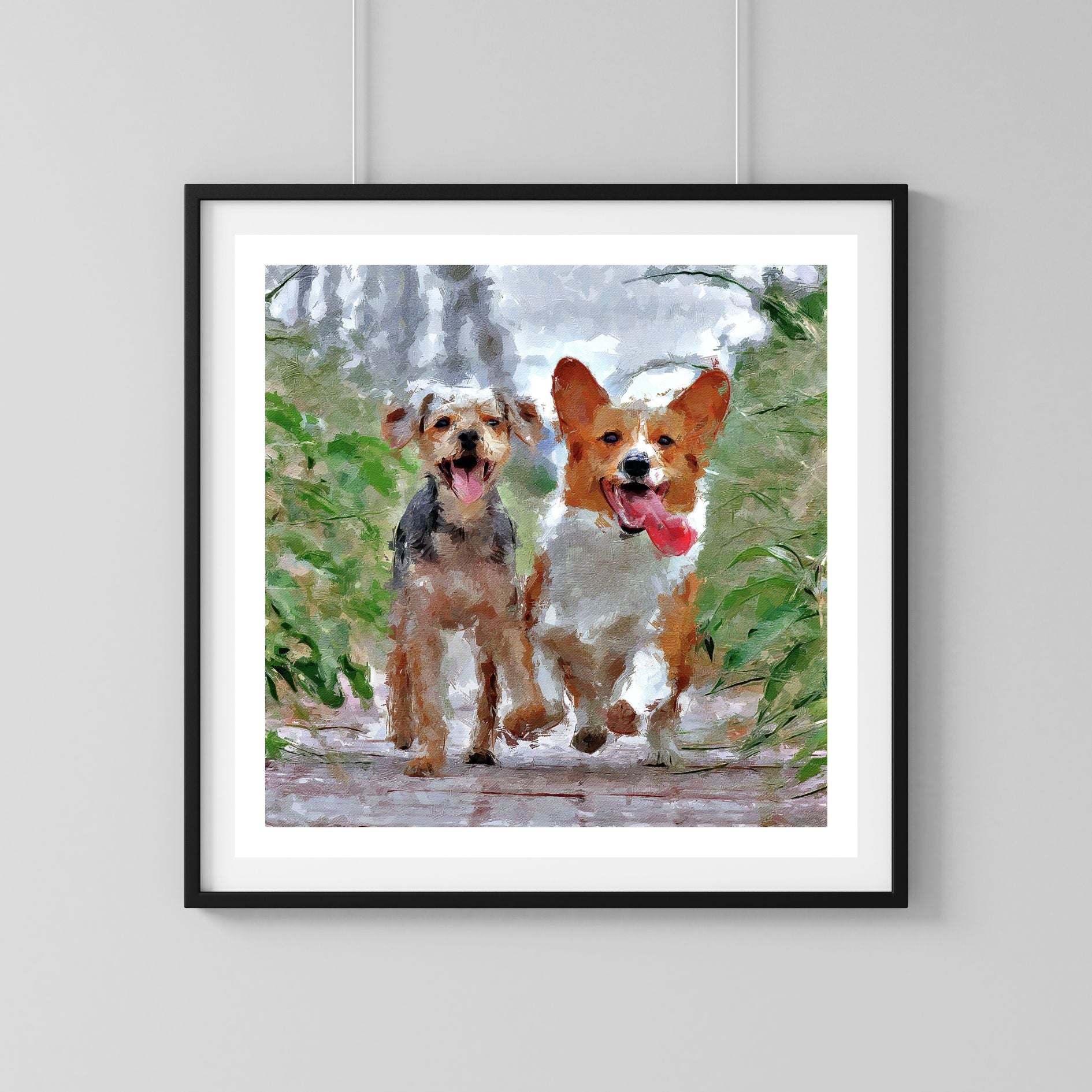 Custom Pet Oil Painting from Photo, Personalized Dog or Cat Portrait, Pet Memorial Gift, Pet Lover Gift