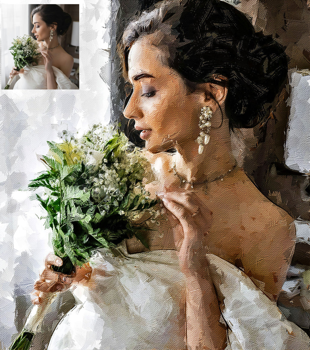 Custom Portrait Oil Painting from Photo, Personalized Solo Portrait, Artistic Profile Picture, Unique Gift