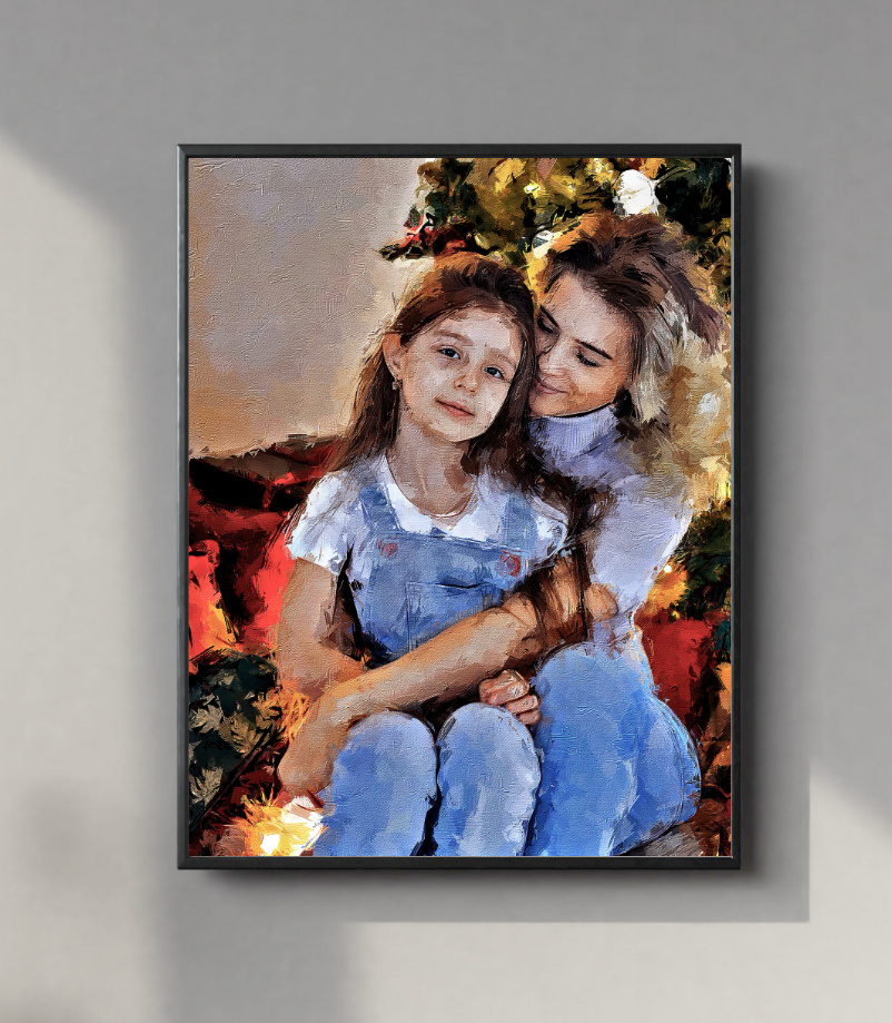 Custom Premium Oil Painting from Photo