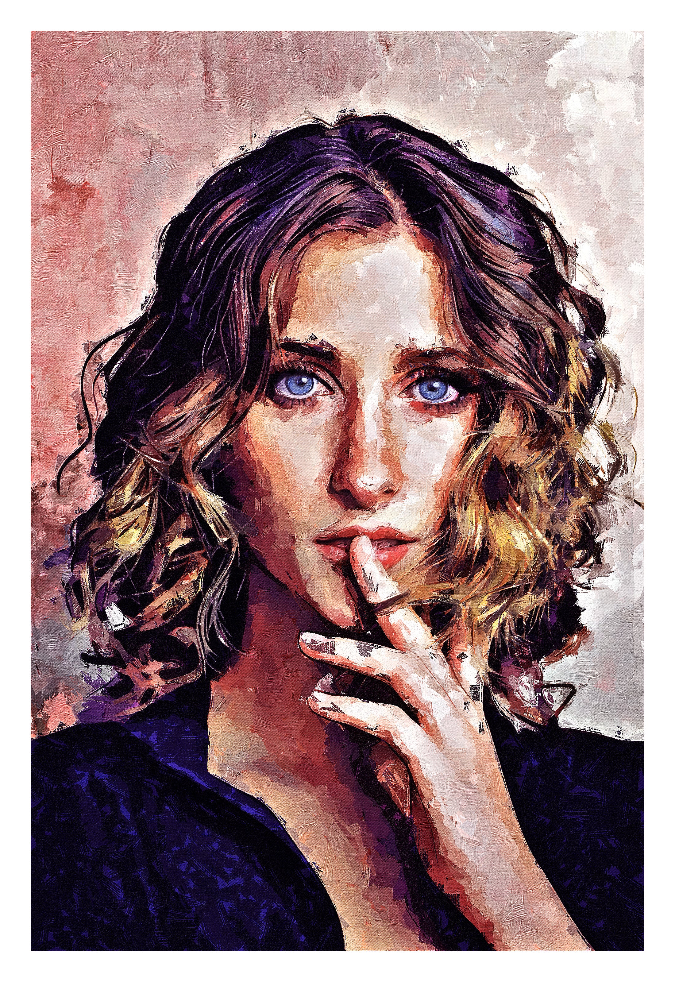 Custom Portrait Oil Painting from Photo, Personalized Solo Portrait, Artistic Profile Picture, Unique Gift