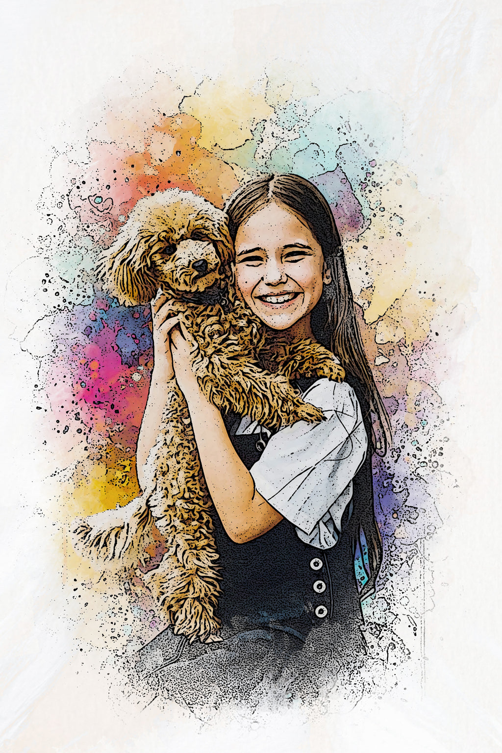 Custom  Watercolor Sketch