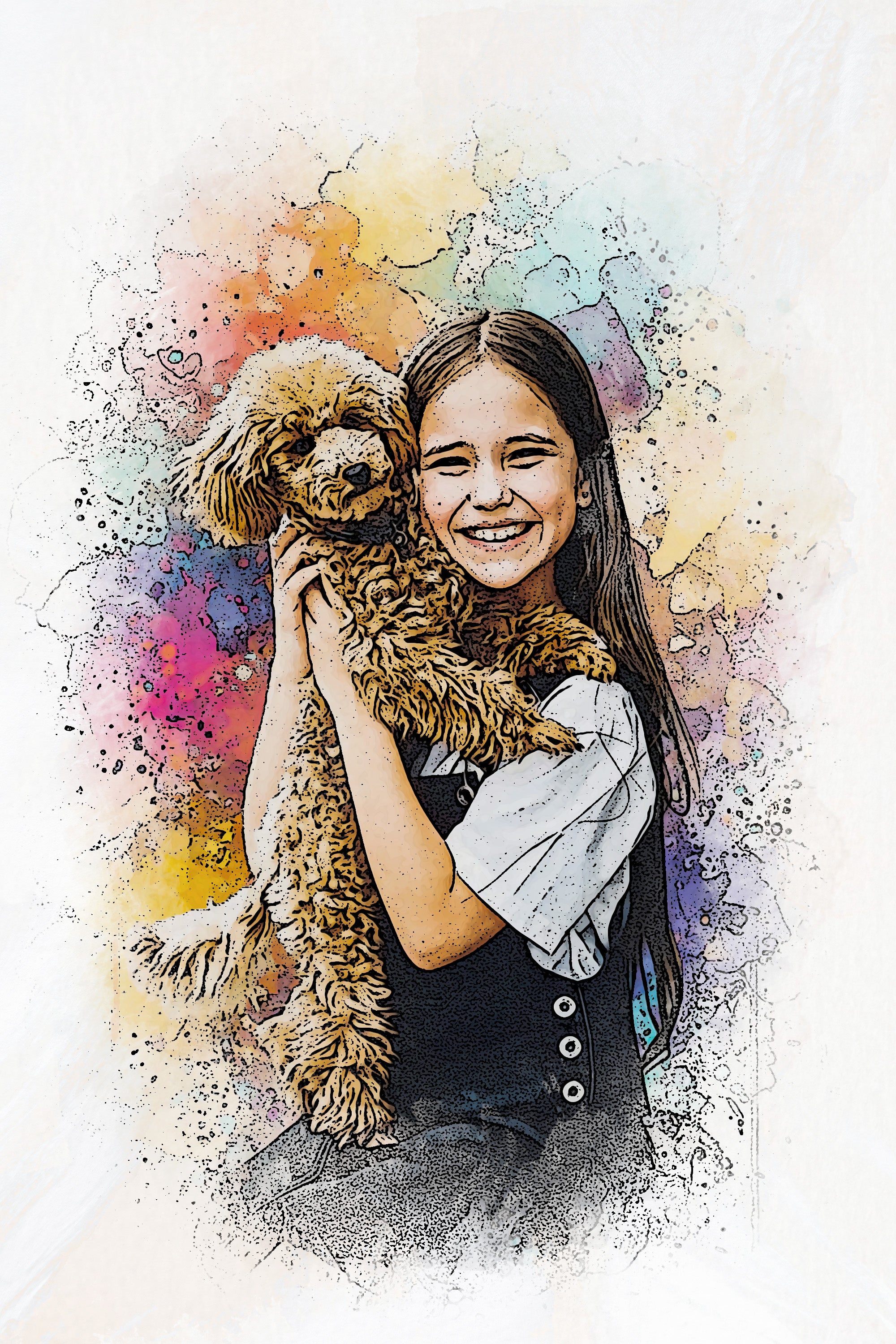 Custom  Watercolor Sketch